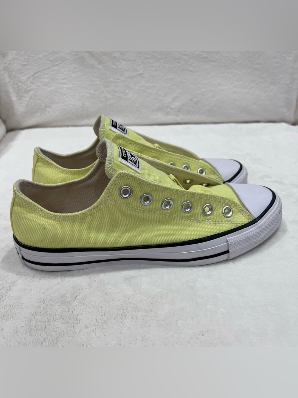 Converse Chuck Taylor All Star Low Top Sneakers Oxford Light Zitron Size W9 M7